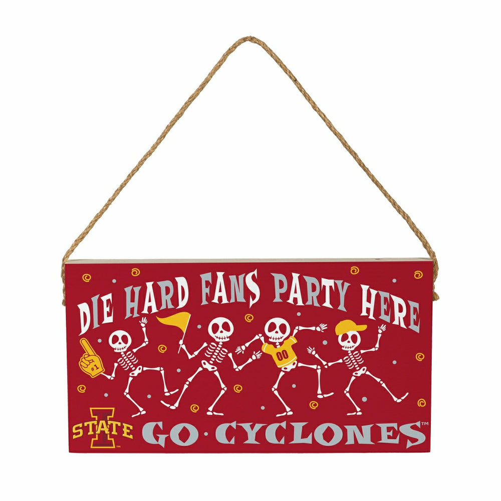 Iowa State University Halloween Wood Wall Sign, 6x11