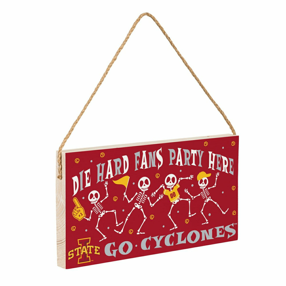 Iowa State University Halloween Wood Wall Sign, 6x11