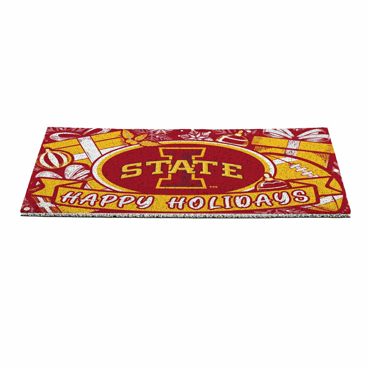Iowa State University Holiday PVC Mat, 28"x16"