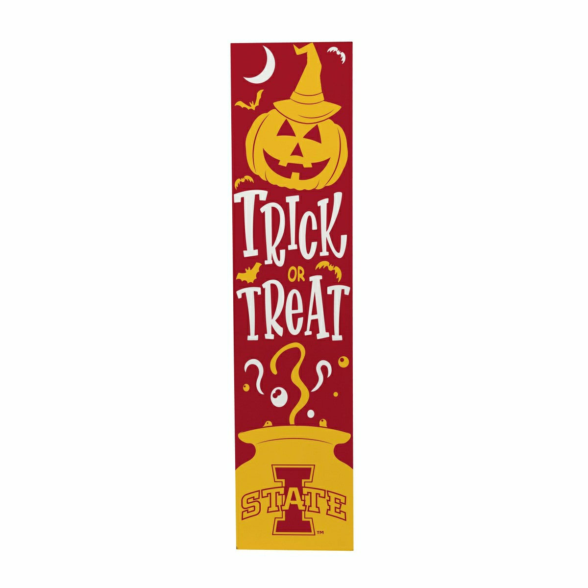 47" Double Sided Leaner, Iowa State University, Halloween