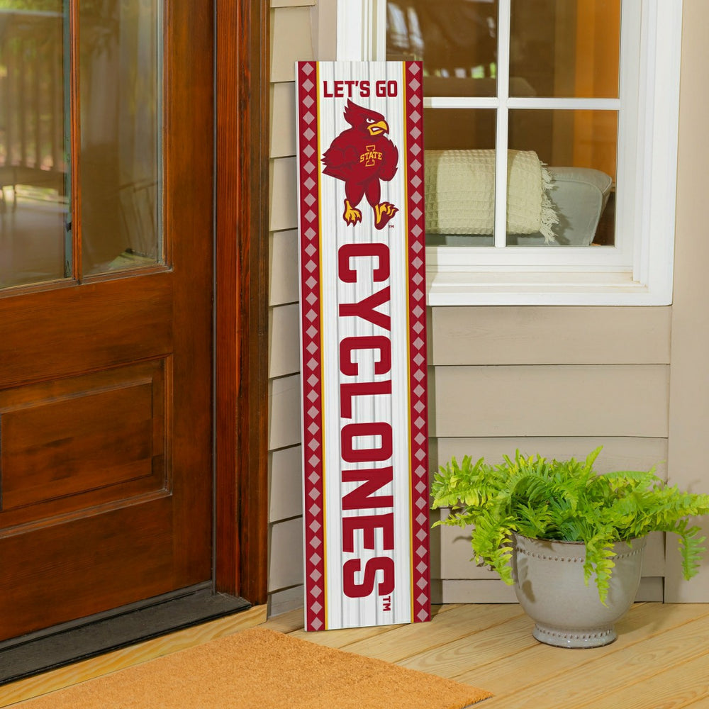 47" Double Sided Leaner, Iowa State University, Christmas