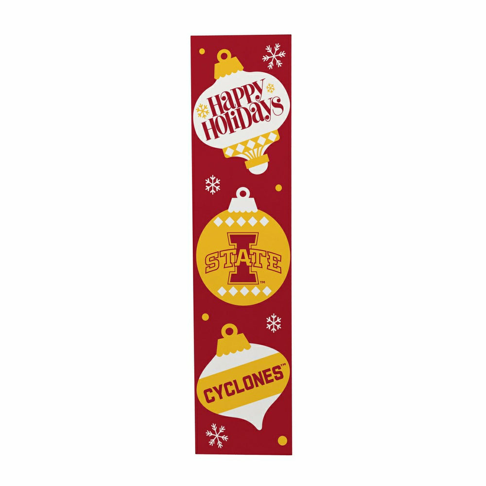 47" Double Sided Leaner, Iowa State University, Christmas