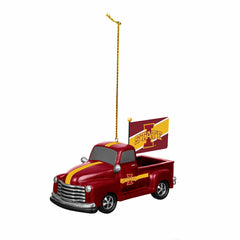 Iowa State University Rally Truck Ornament, Set of 2