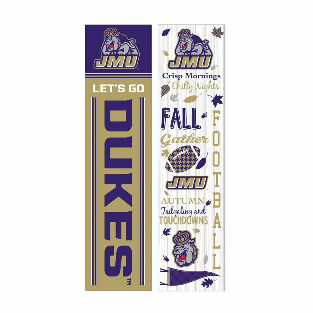 46" Double Sided Leaner, James Madison University, Fall Seasonal