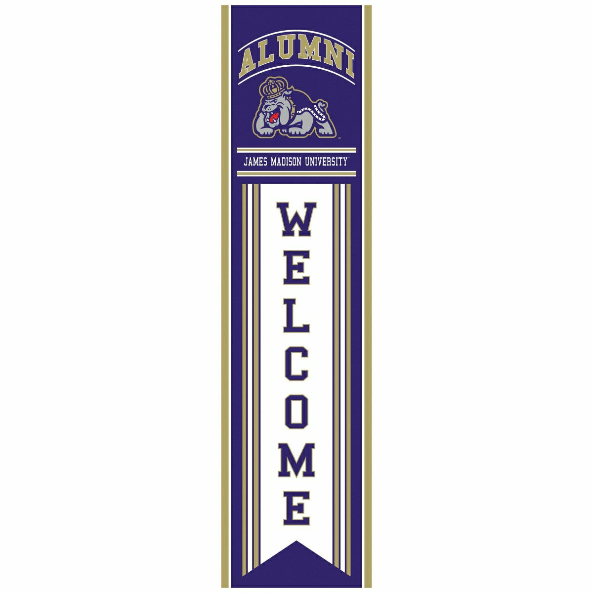James Madison University Alumni Single Sided Large Leaner, 46"