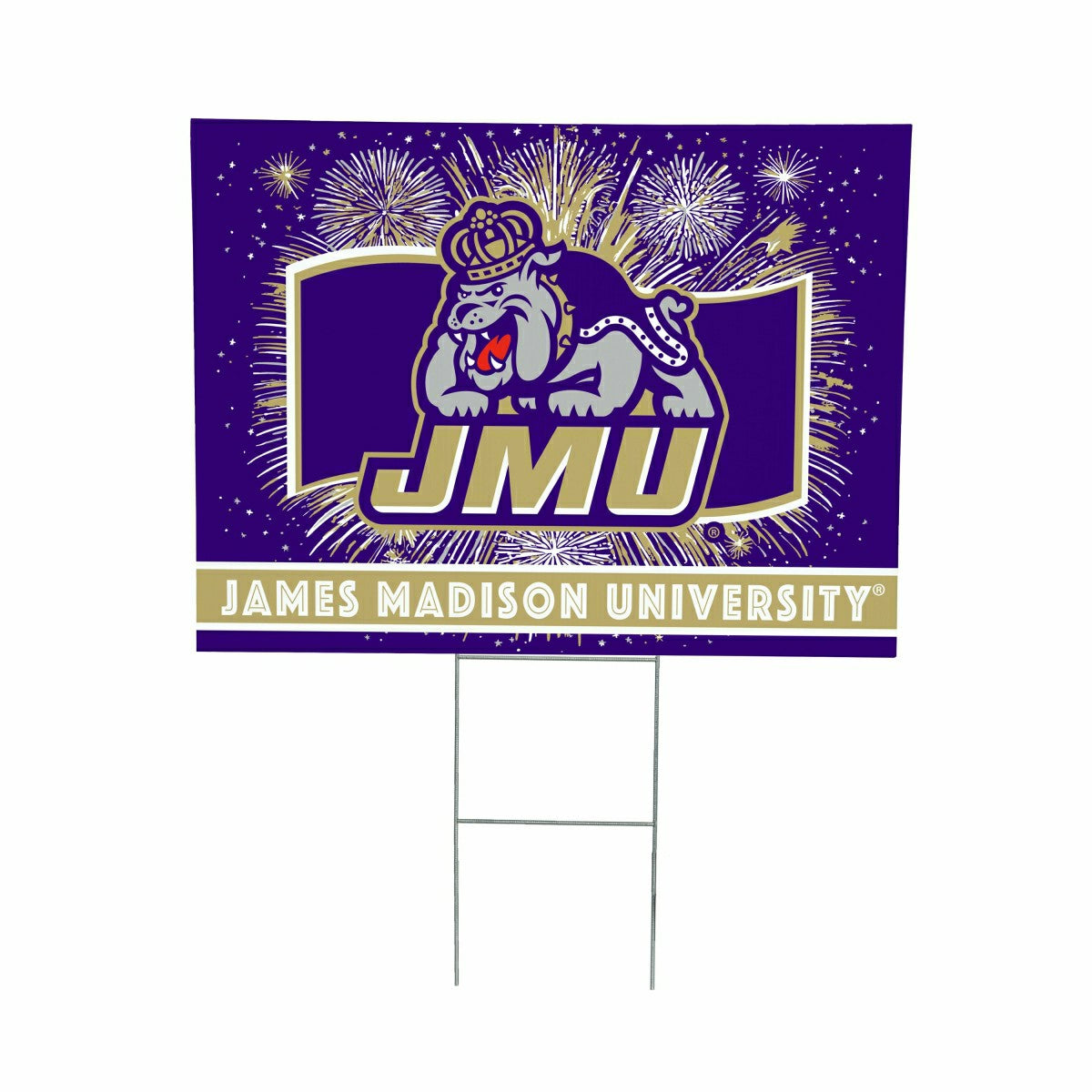 James Madison University Yard Sign, Patriotic