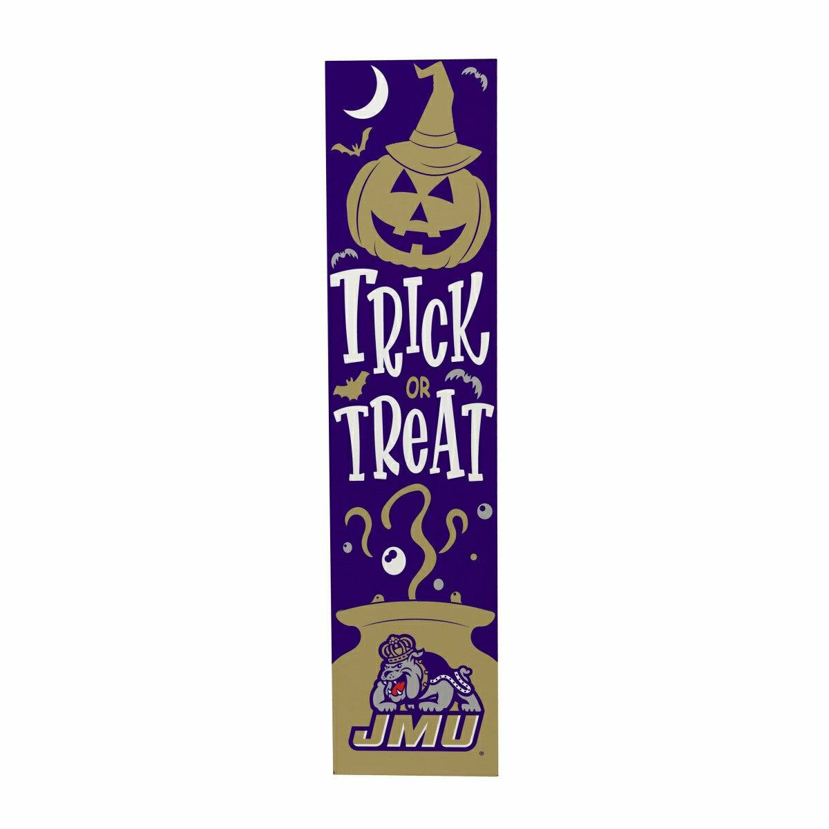 47" Double Sided Leaner, James Madison University, Halloween