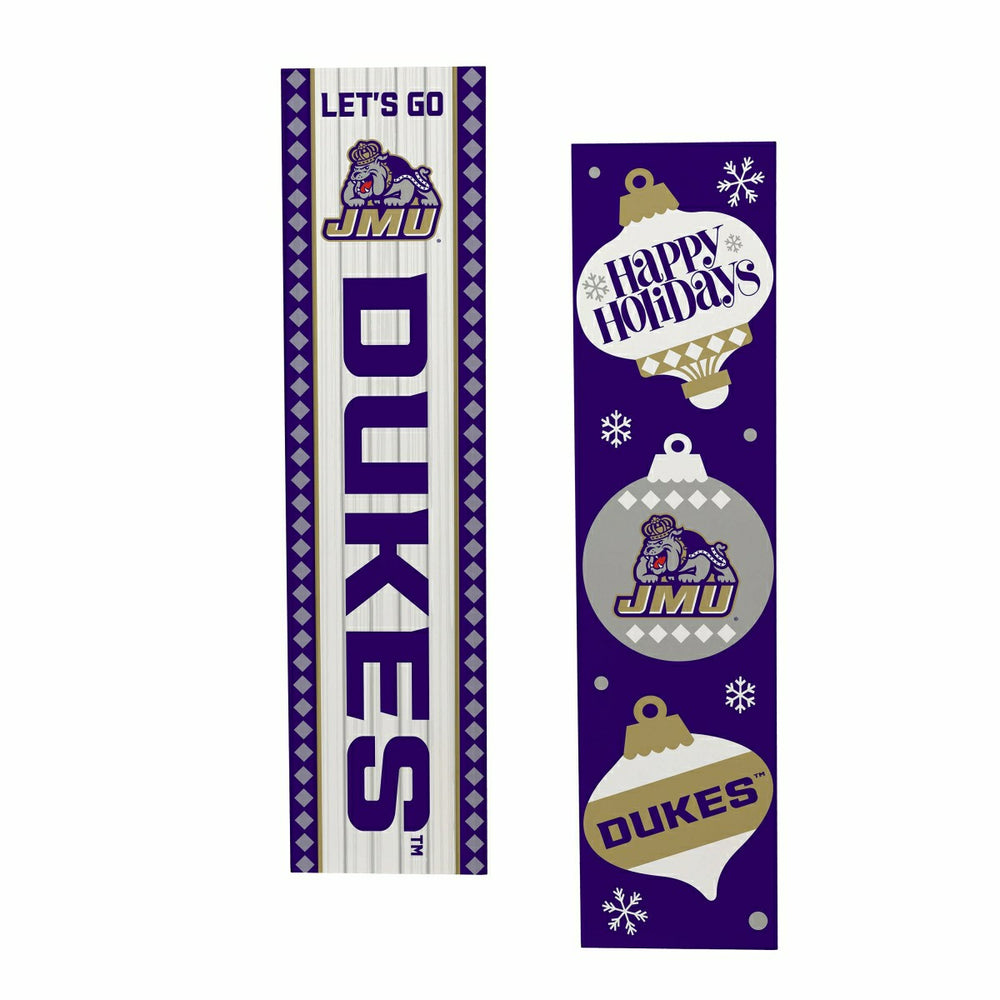 47" Double Sided Leaner, James Madison University, Christmas