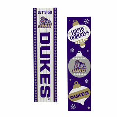47" Double Sided Leaner, James Madison University, Christmas