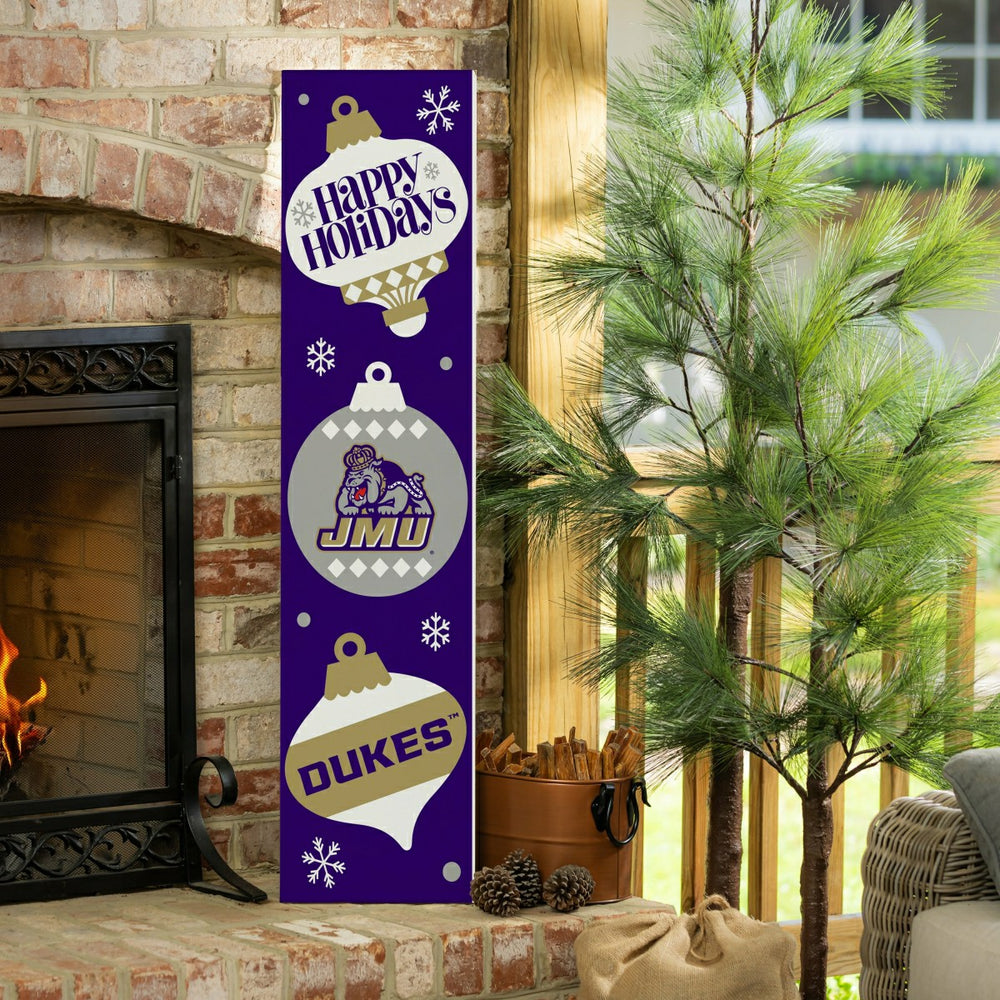 47" Double Sided Leaner, James Madison University, Christmas