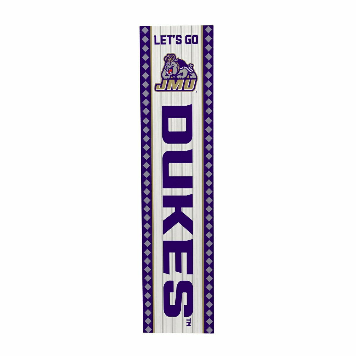 47" Double Sided Leaner, James Madison University, Christmas
