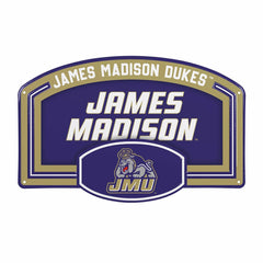 James Madison University USA Embossed Steel Wall Sign, 11" x 17"
