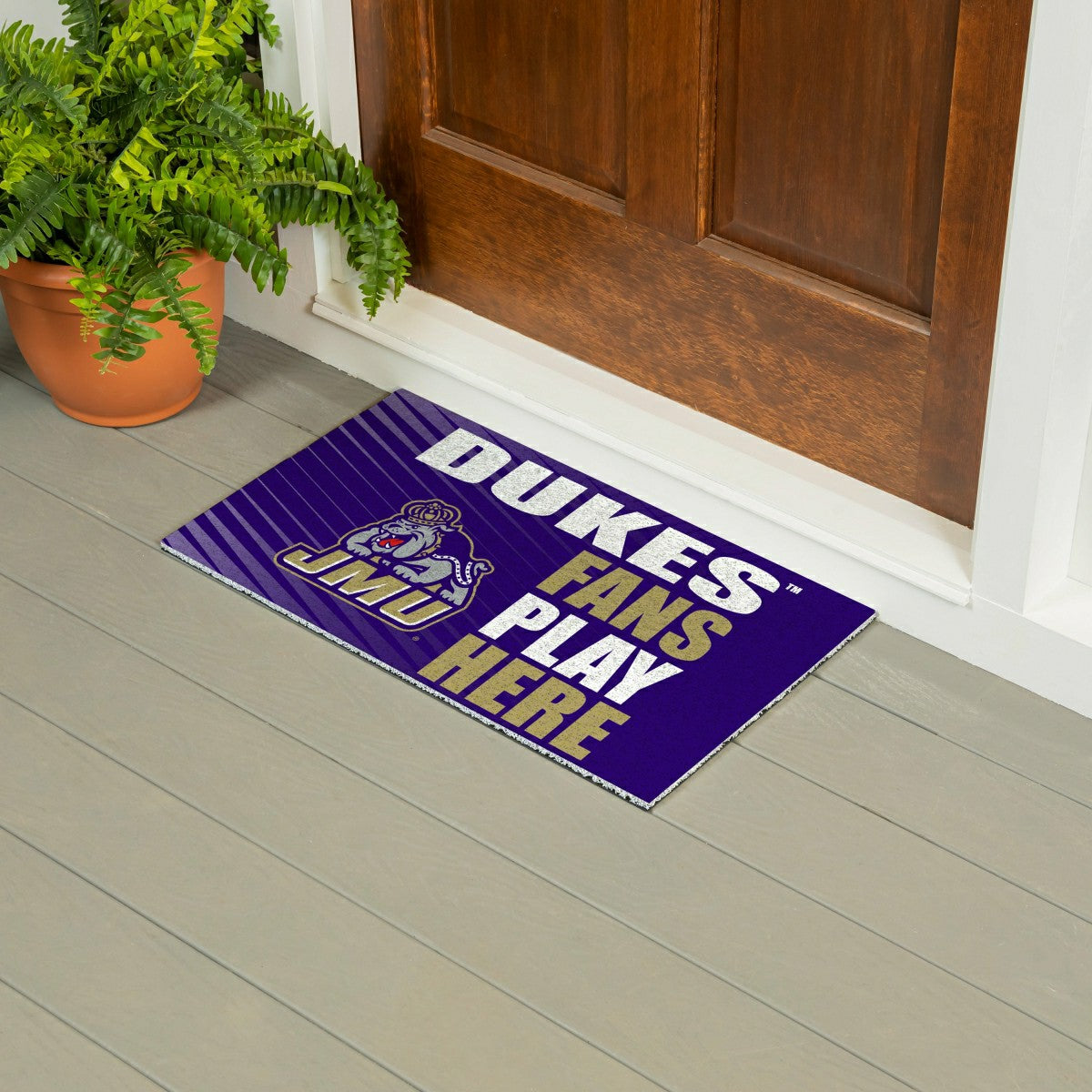 James Madison University Fan Mat, 28"x16"