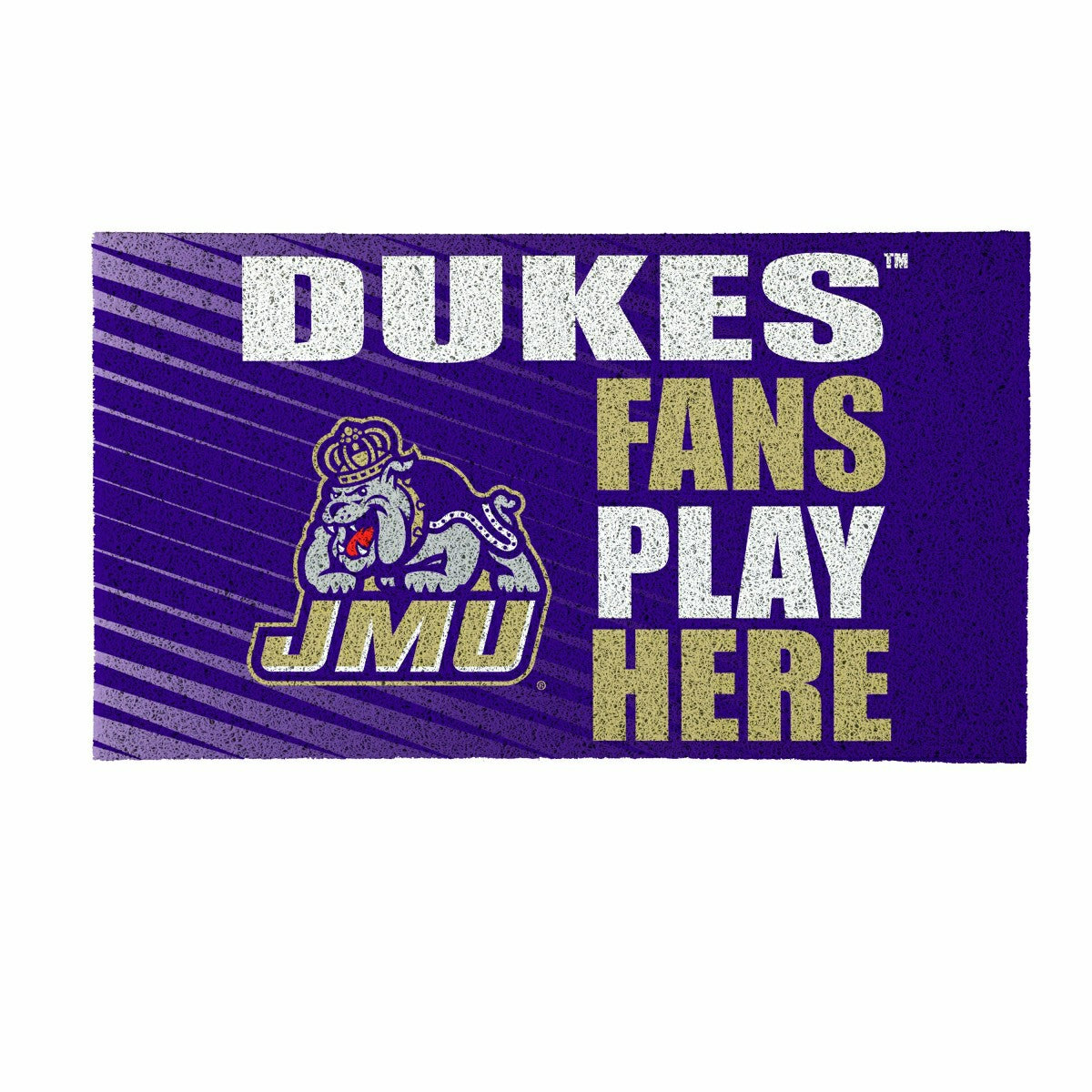 James Madison University Fan Mat, 28"x16"