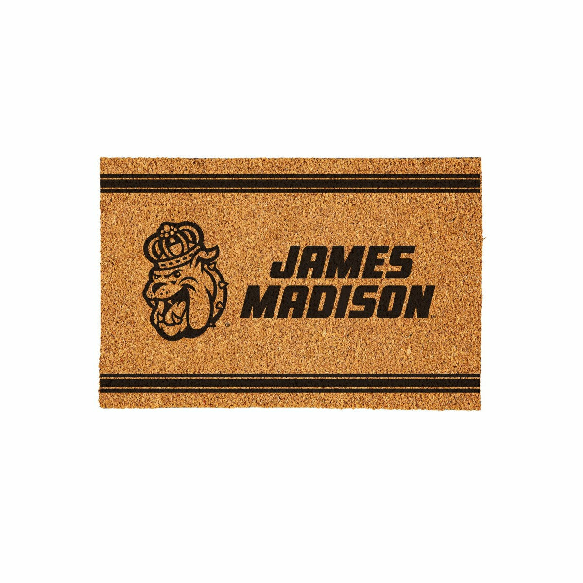 James Madison University Large One Color Coir Mat, 36"x24"
