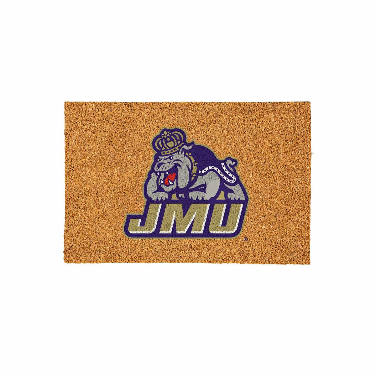 James Madison University Large Full Color Coir Mat, 36"x24"