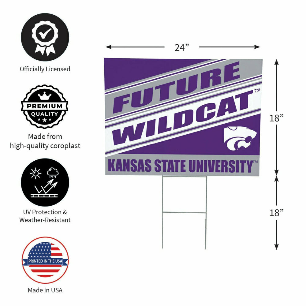 Kansas State University Coroplast Yard Sign, Future Student