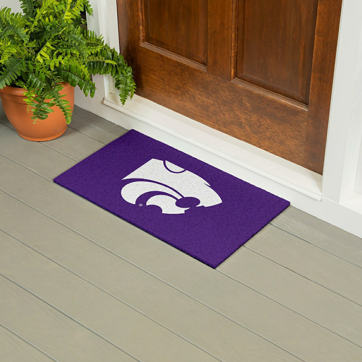 Full Color PVC Mat, 16" x 28", Kansas State University