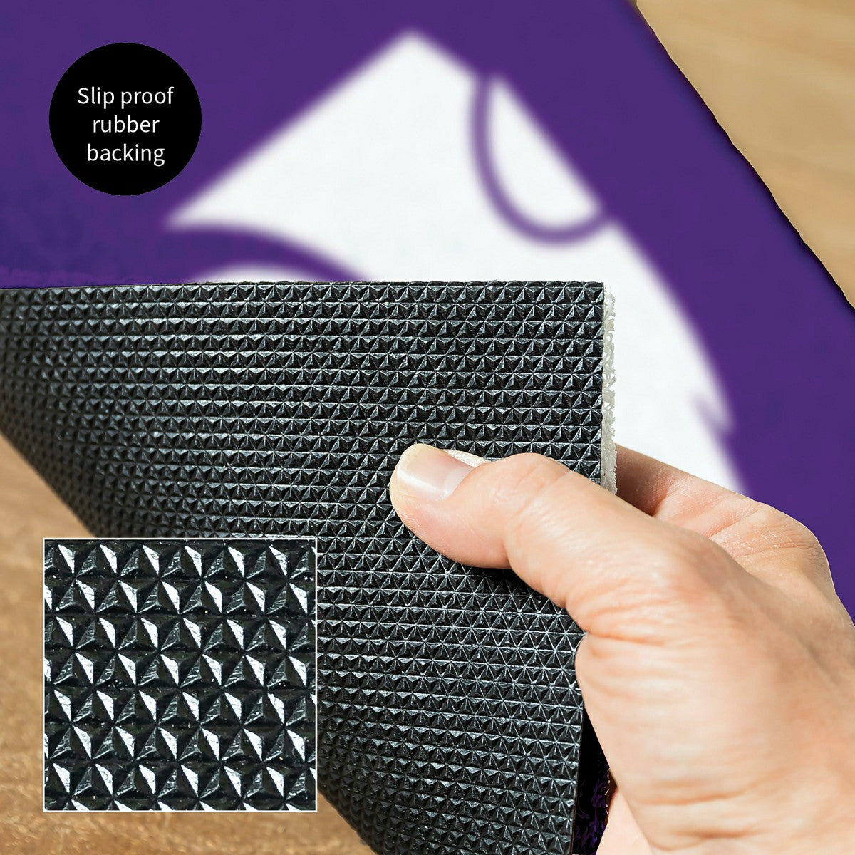 Full Color PVC Mat, 16" x 28", Kansas State University