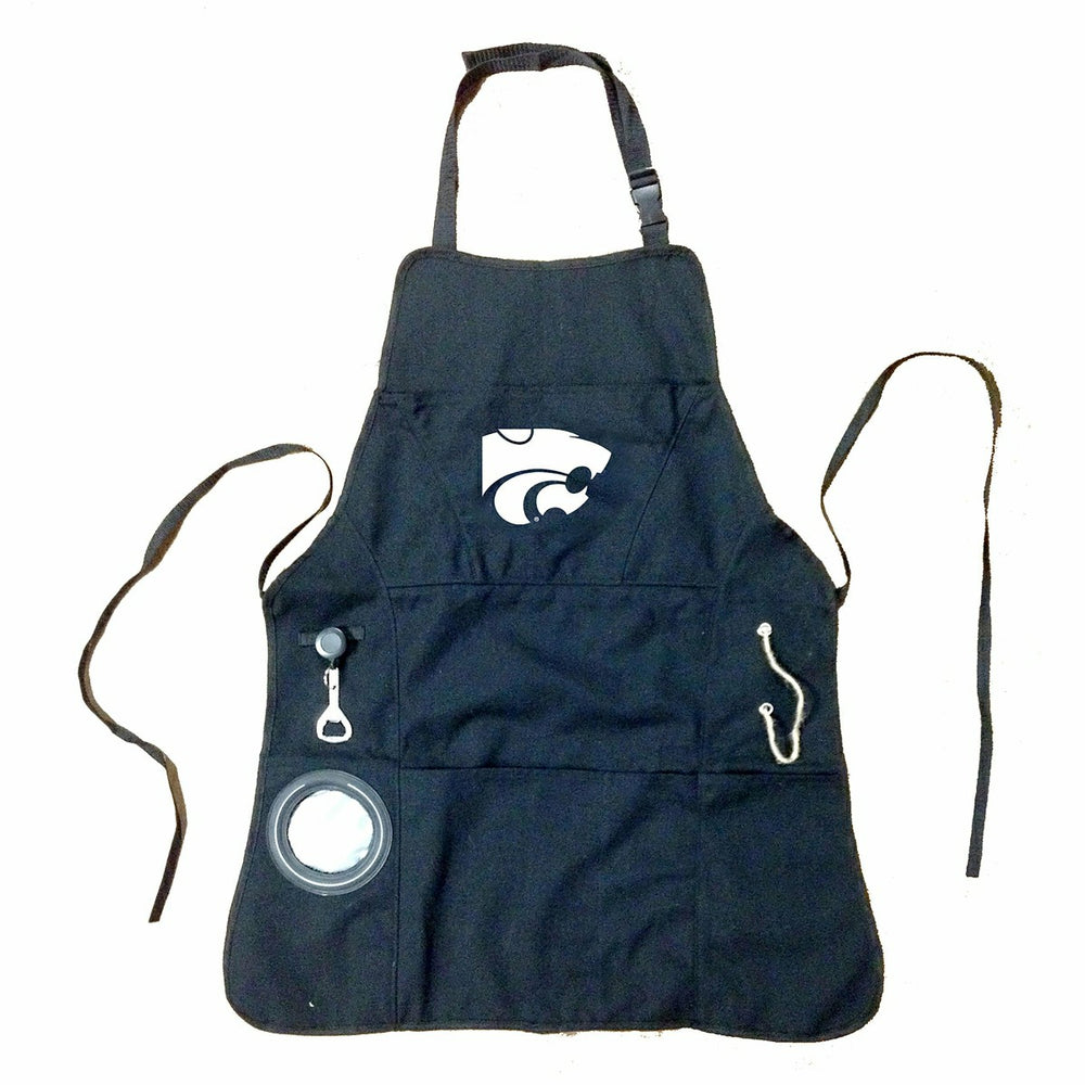 Grill Apron, Black, Kansas State University