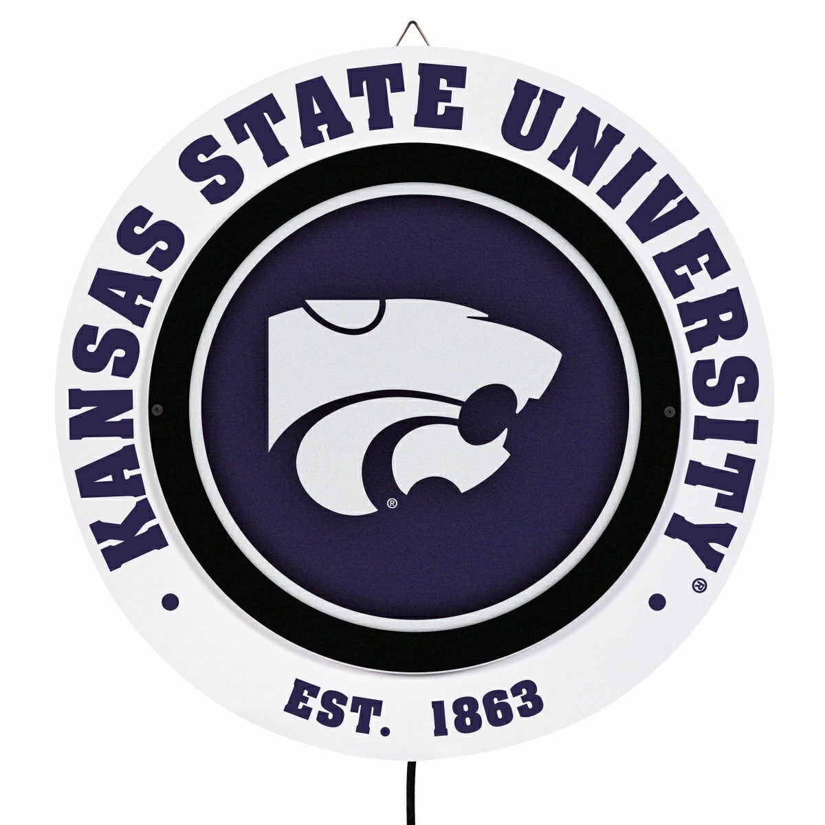 Kansas State University, Metal Lite, Round