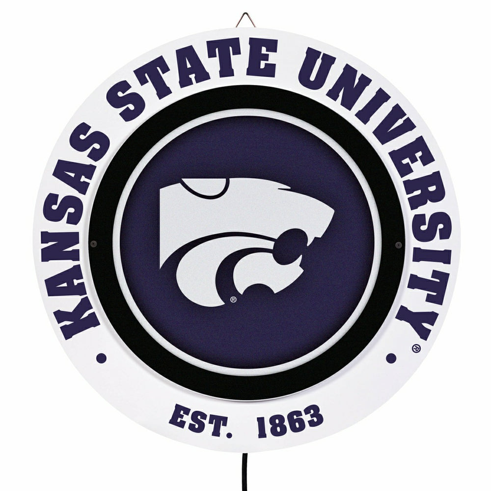 Kansas State University, Metal Lite, Round