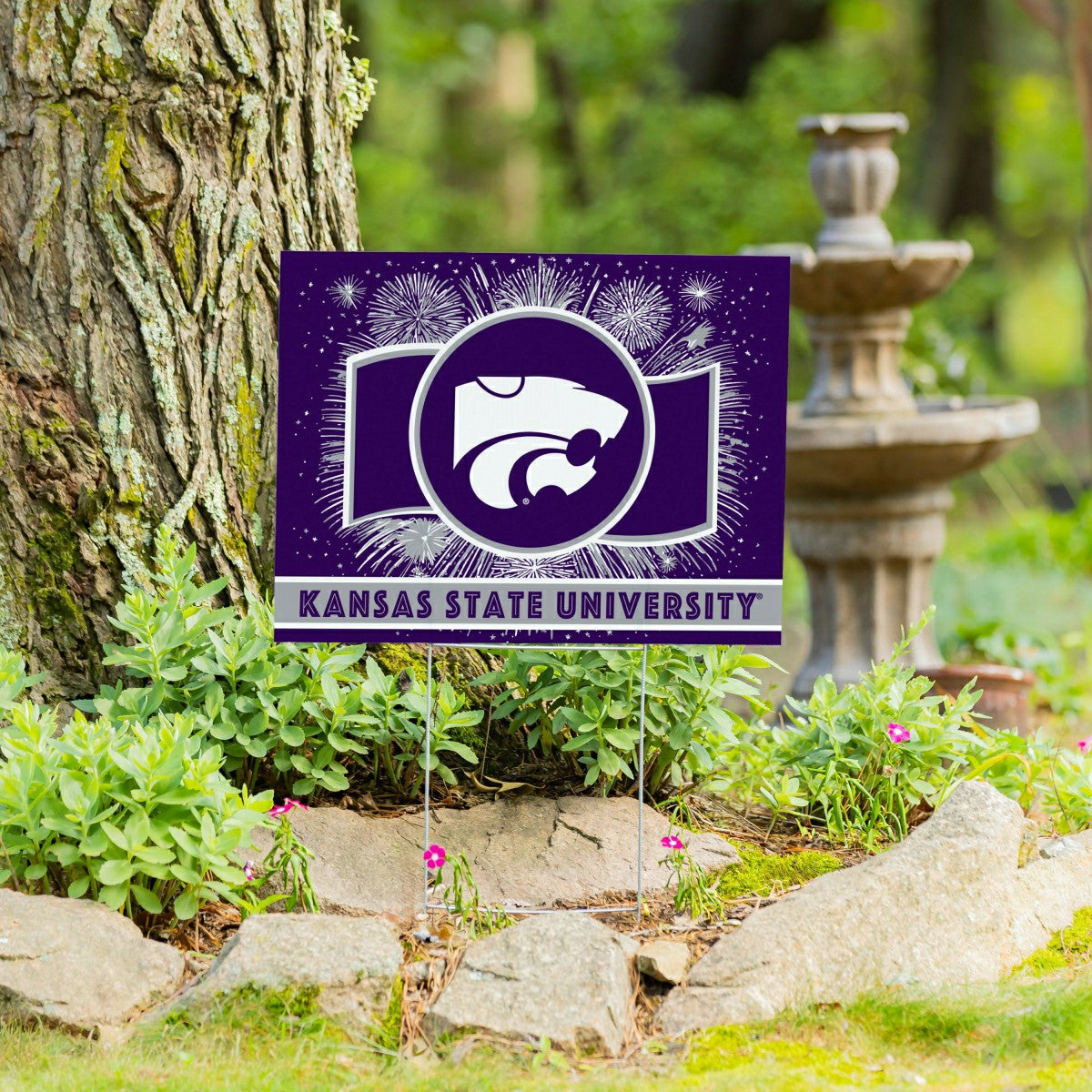 Kansas State University Yard Sign, Patriotic