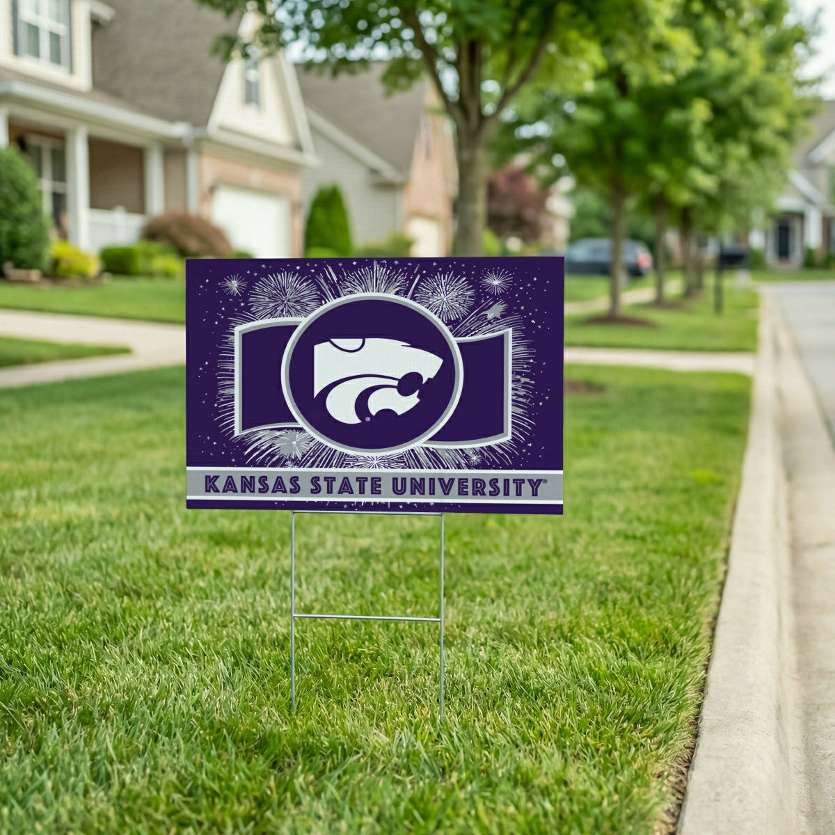 Kansas State University Yard Sign, Patriotic
