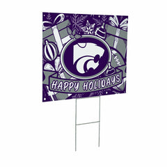 Kansas State University Yard Sign, Holiday