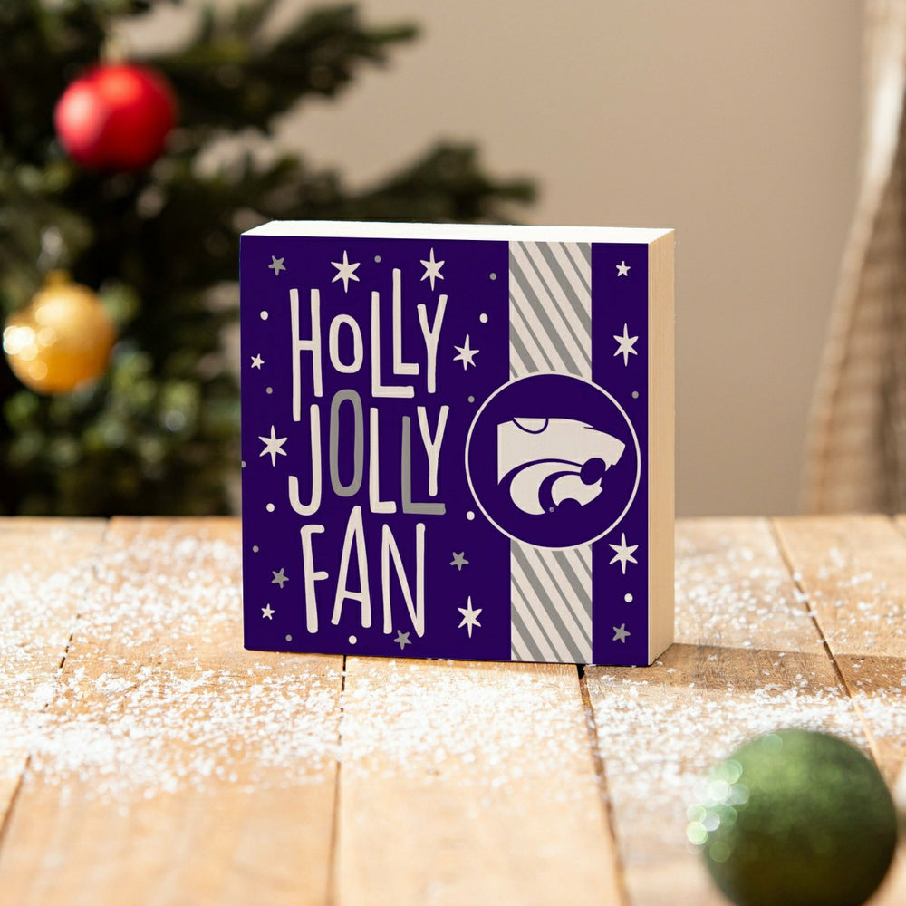 Kansas State University Block, Holiday, 6x6