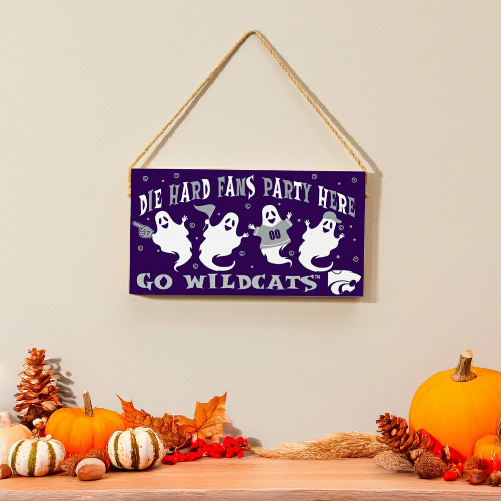 Kansas State University Halloween Wood Wall Sign, 6x11