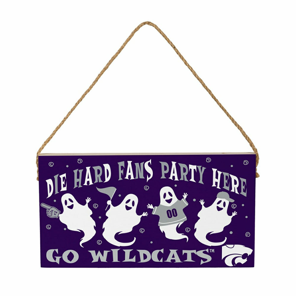Kansas State University Halloween Wood Wall Sign, 6x11