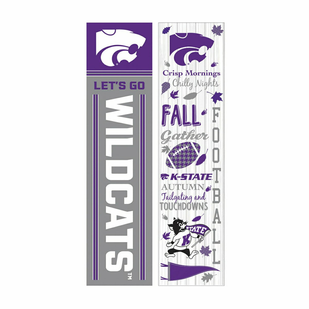 Kansas State University 46" Double Sided Leaner, Fall Seasonal