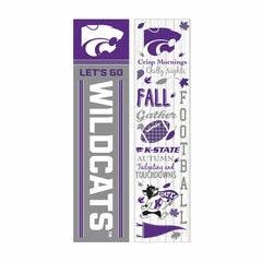 Kansas State University 46" Double Sided Leaner, Fall Seasonal