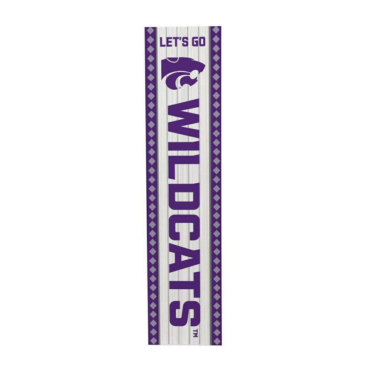 Kansas State University 47" Double Sided Leaner, Christmas