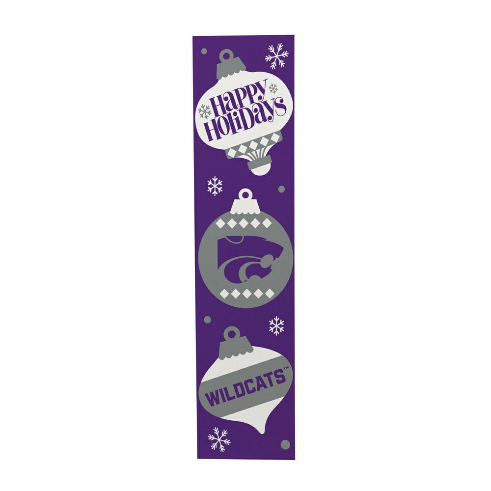 Kansas State University 47" Double Sided Leaner, Christmas