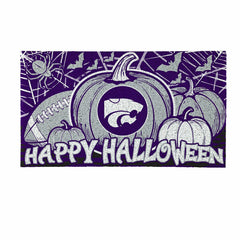 Kansas State University Halloween PVC Mat, 28"x16"