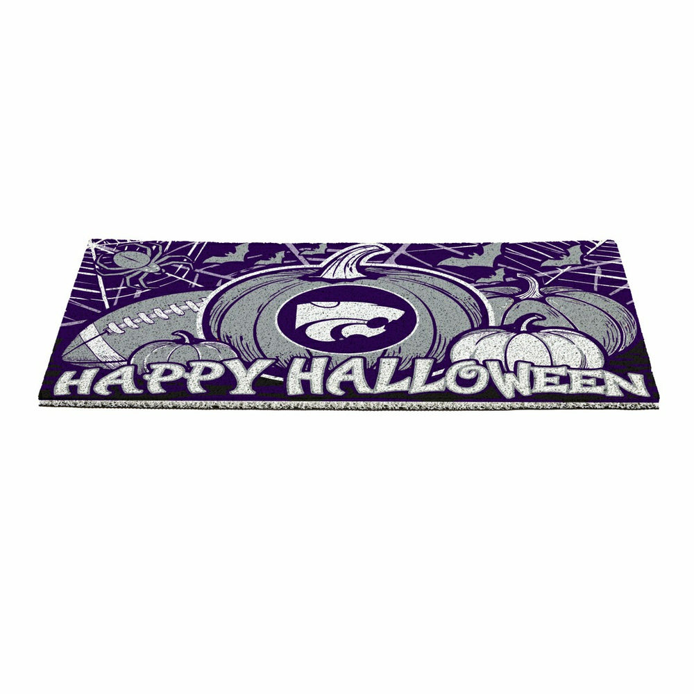 Kansas State University Halloween PVC Mat, 28"x16"
