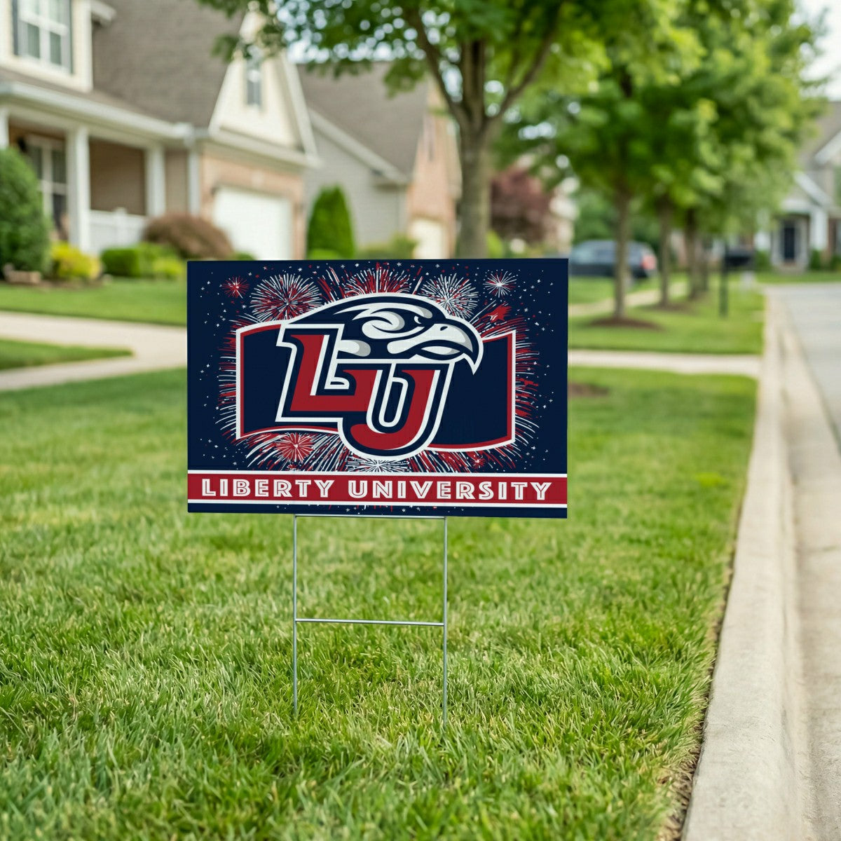 Liberty University Yard Sign, Patriotic