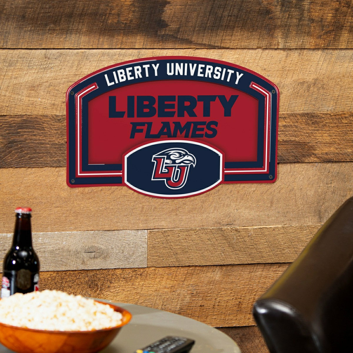 Liberty University USA Embossed Steel Wall Sign, 11" x 17"