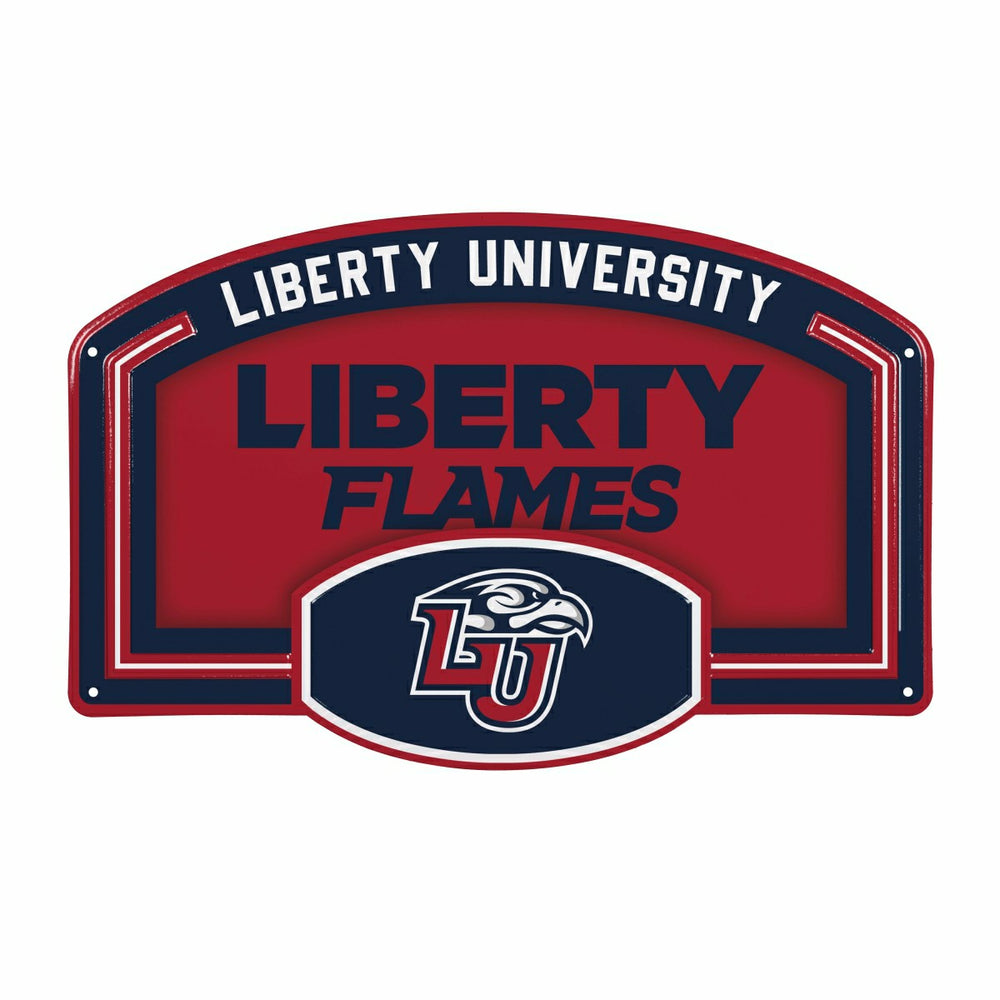 Liberty University USA Embossed Steel Wall Sign, 11" x 17"