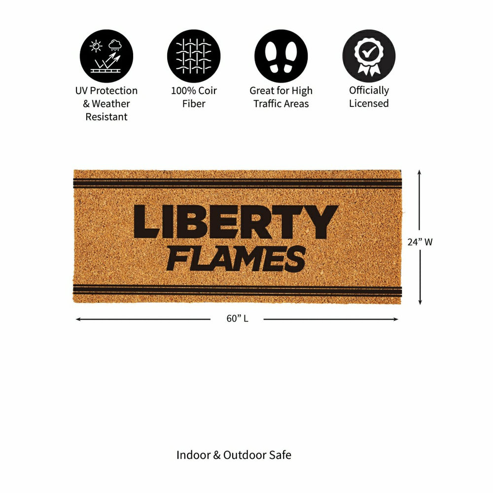 Liberty University Extra Large One Color Coir Mat, 60"x24"