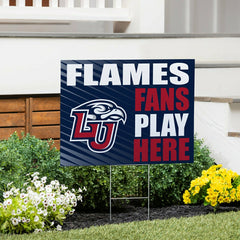 Liberty University Coroplast Yard Sign "Fans Play Here"