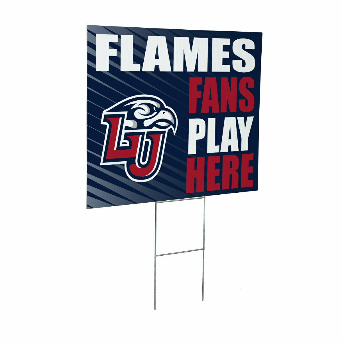 Liberty University Coroplast Yard Sign "Fans Play Here"