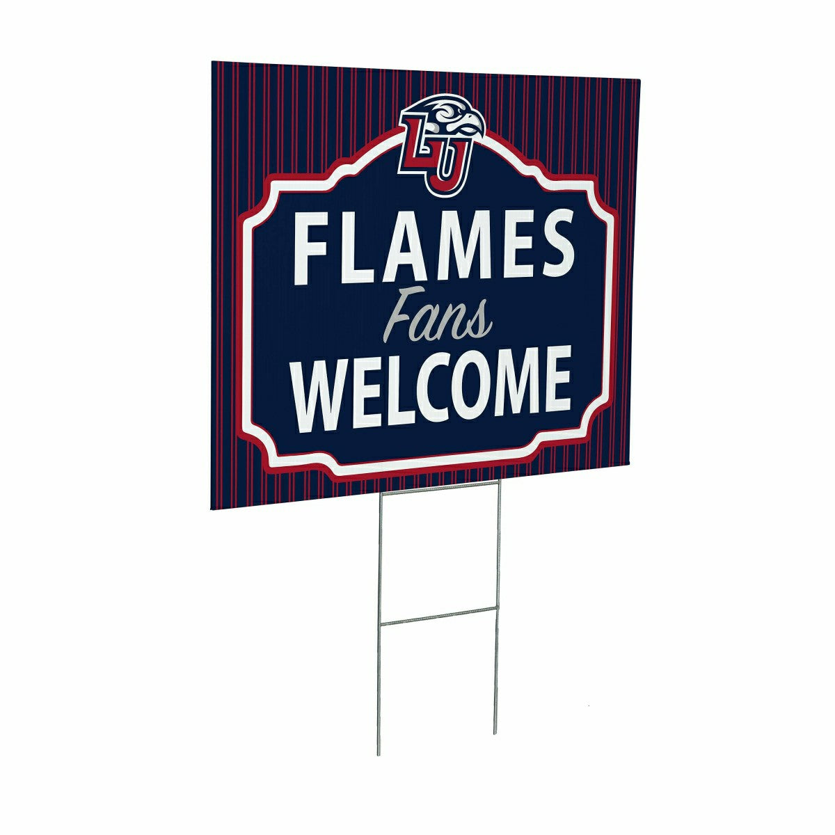 Liberty University Coroplast Yard Sign, "Fans Welcome"