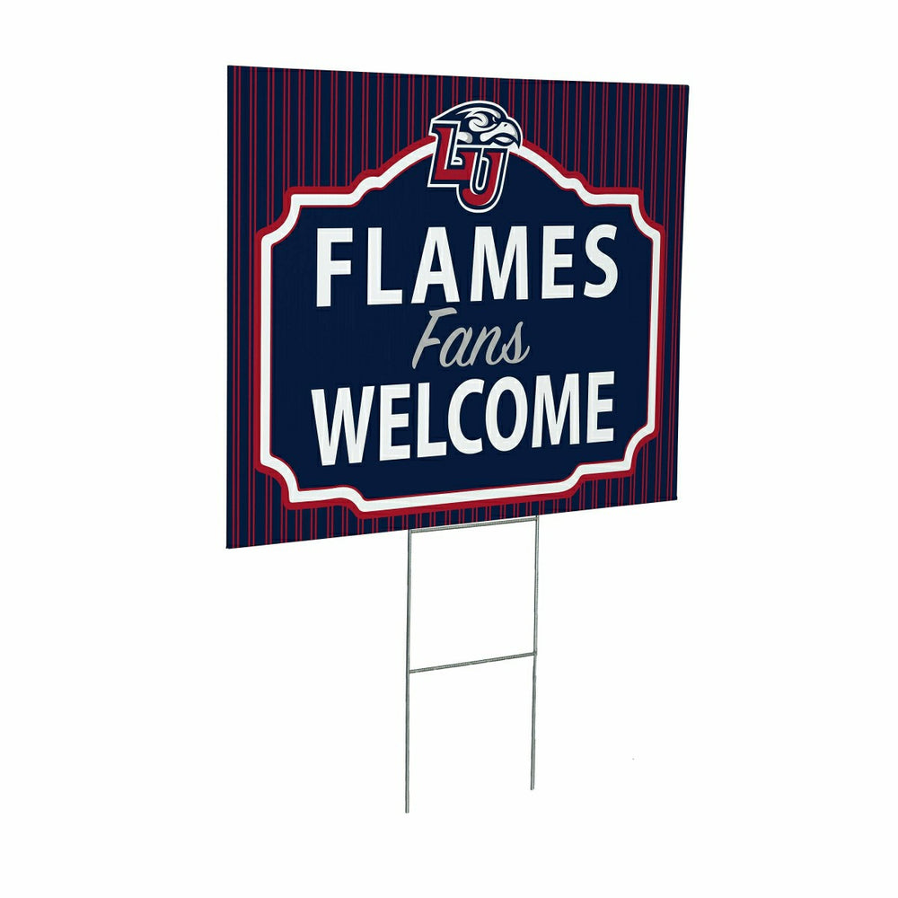 Liberty University Coroplast Yard Sign, "Fans Welcome"