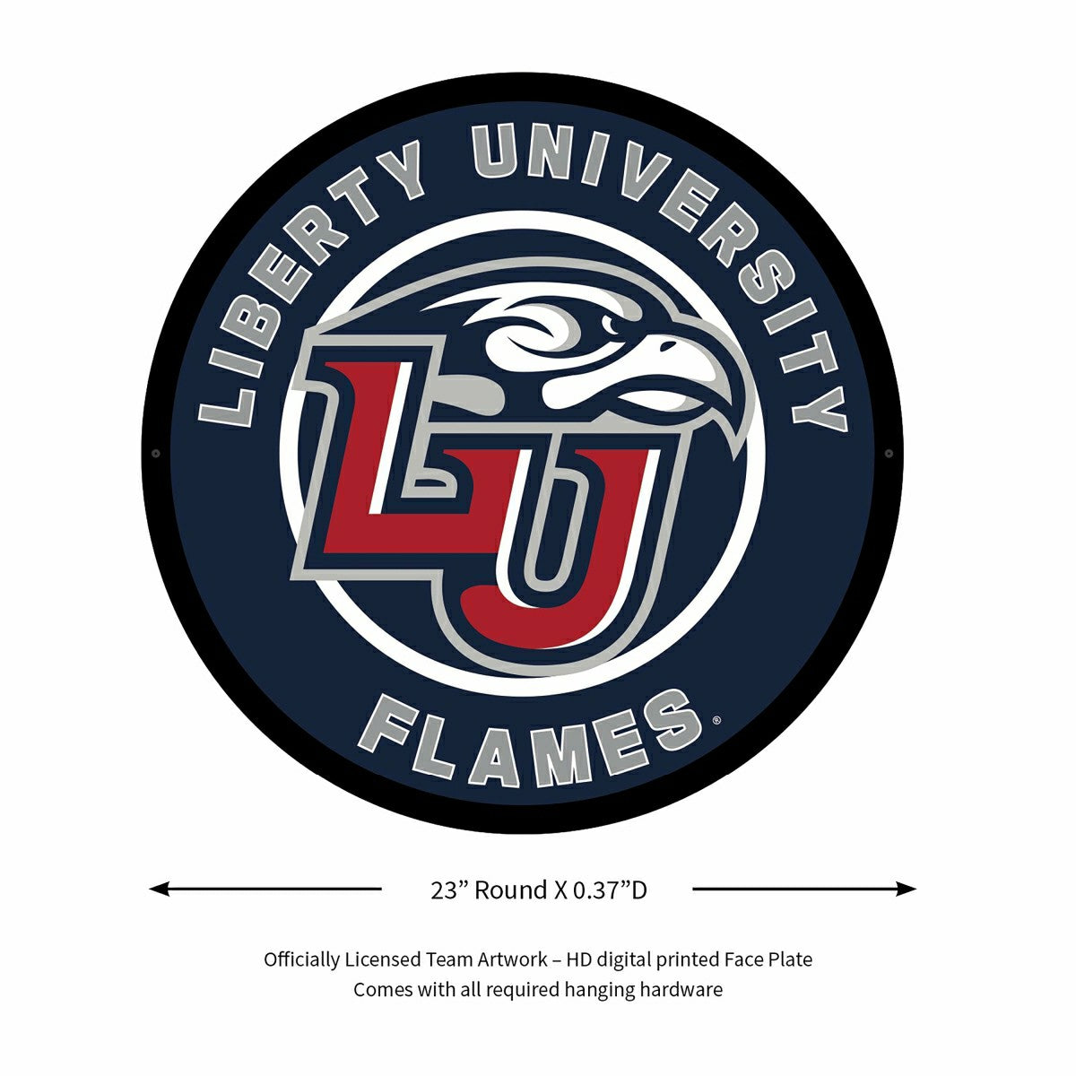 LED Wall Decor, Round, Liberty University