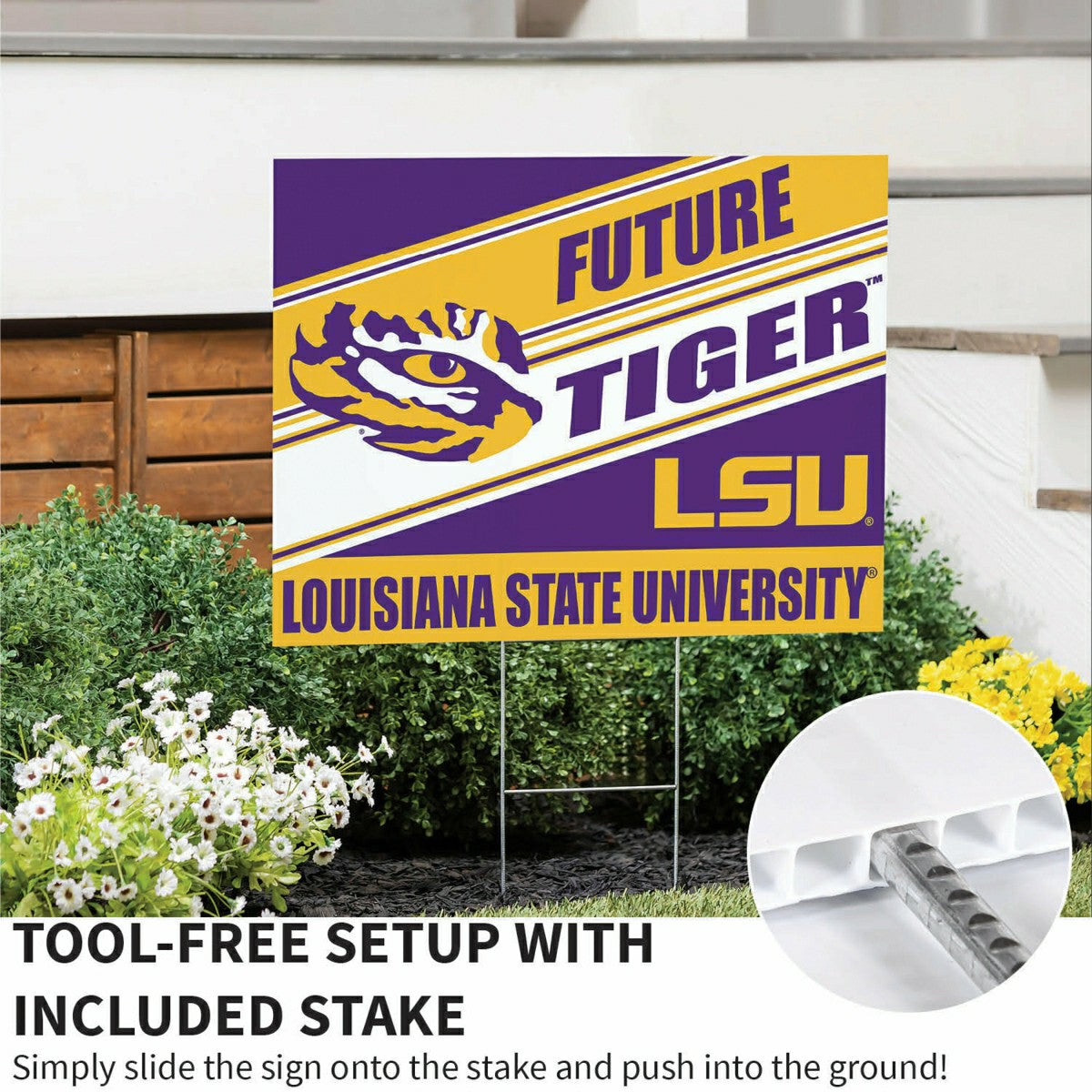 Louisiana State University Coroplast Yard Sign, Future Student
