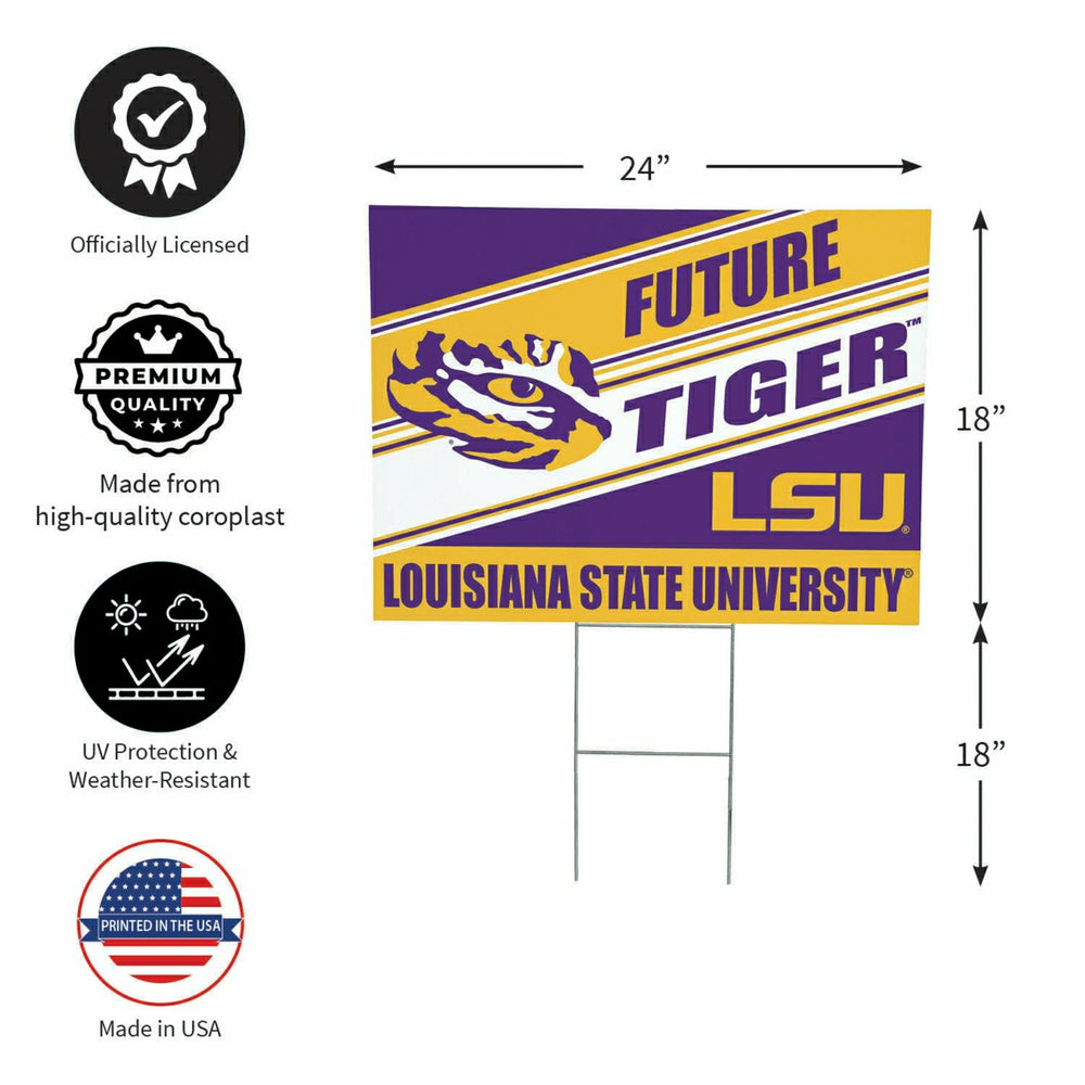 Louisiana State University Coroplast Yard Sign, Future Student
