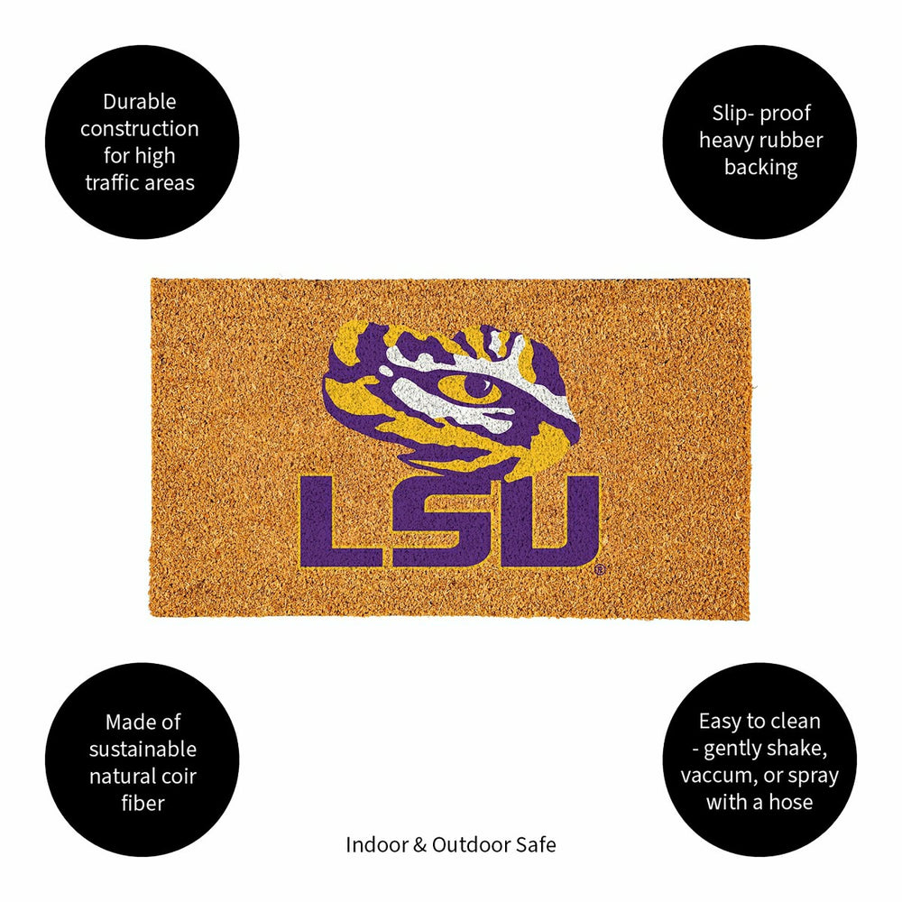 Coir Mat, 16"x28", Louisiana State University